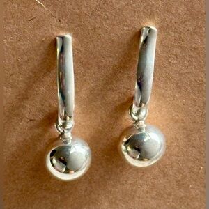 Silpada Silver Minimalist Drop Earrings